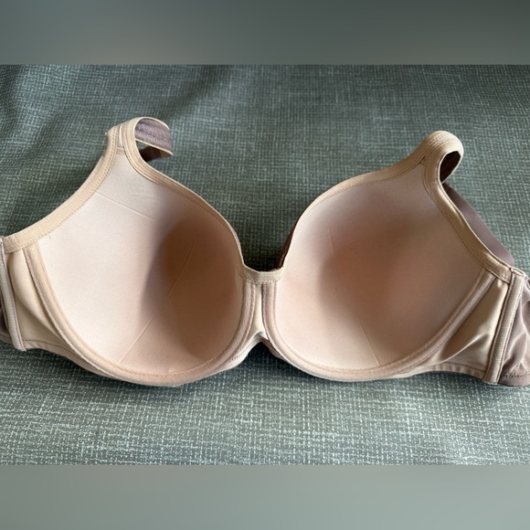 SOMA Stunning Support, Geo Lace Balconette Bra 34G in Dusty Pink - Picture 4 of 12